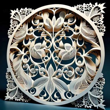 3D model lace (STL)